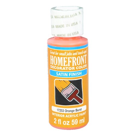 Homefront Homefront Satin Orange Burst Hobby Paint 2 oz 17253